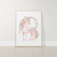 Load image into Gallery viewer, Set of 3 Pink Boho Unicorn Girls Nursery Prints, Unicorn Wall Art, Girls Bedroom Decor, Girls Playroom Posters, Girls Room Decor, Pink Theme
