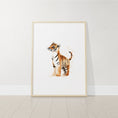 Load image into Gallery viewer, Safari Animal Prints For Nursery, Set Of 6 Watercolour Safari Nursery Wall Art Prints For Baby Room, Neutral Nursery Decor, Animal Pictures

