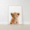 Load image into Gallery viewer, Safari Animal Prints For Nursery, Set Of 6 Watercolour Safari Nursery Wall Art Prints For Baby Room, Neutral Nursery Decor Wall Art Pictures
