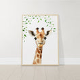 Load image into Gallery viewer, Safari Animal Prints For Nursery, Set Of 6 Safari Theme Nursery Prints For Baby Room, Jungle Nursery Decor Wall Art, Unisex Kids Bedroom
