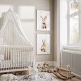 Load image into Gallery viewer, Bunny Prints For Nursery, Set Of 2 Rabbit Nursery Wall Art Prints For Babies Room, Neutral Nursery Decor, Rabbit Nursery Decor Wall Art

