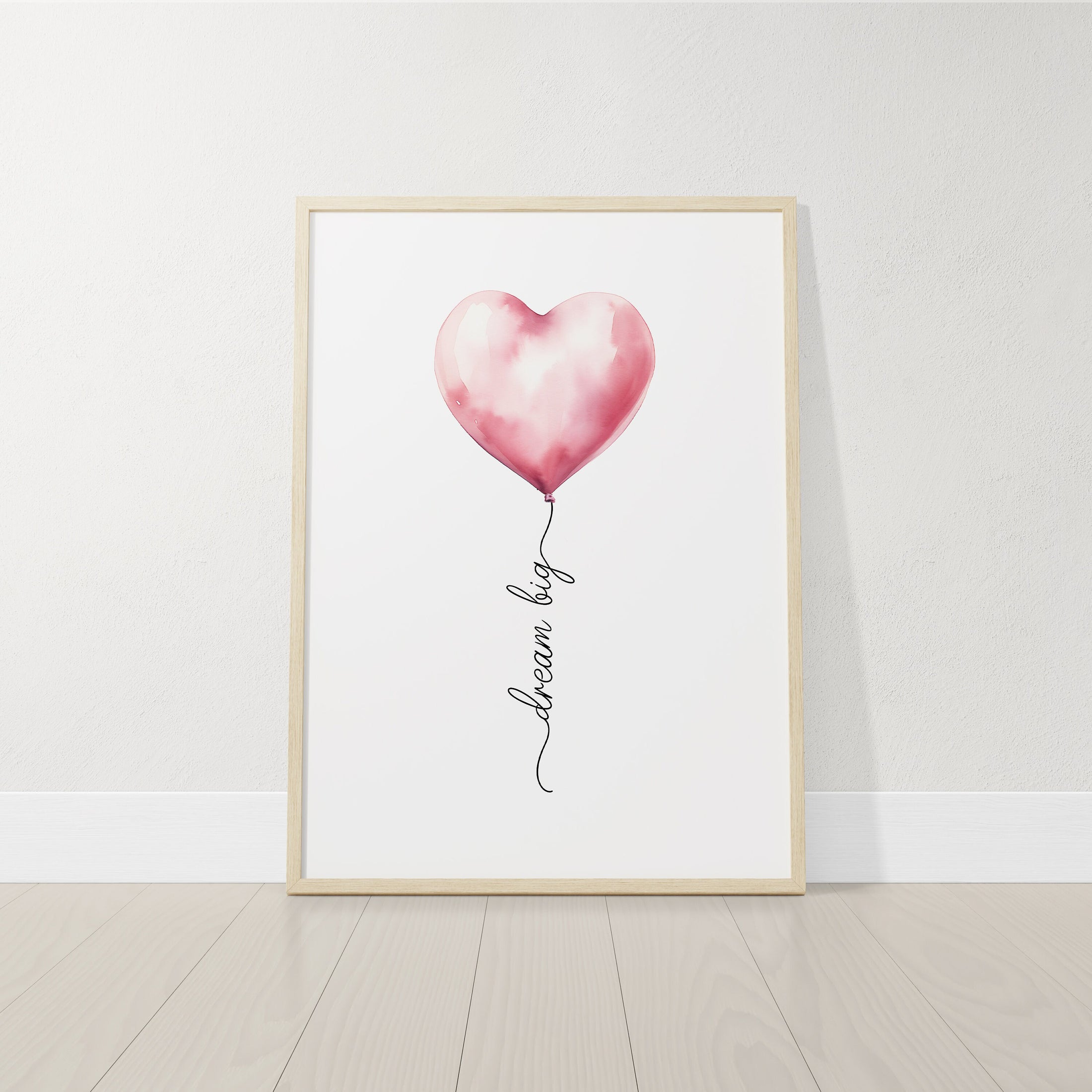 Set of 3 Balloon Nursery Wall Prints, Balloons Print For Babies Room, Gender Neutral Bedroom Wall Decor, Unisex Toddler Playroom Pictures