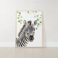 Load image into Gallery viewer, Safari Animal Prints For Nursery, Set Of 6 Safari Theme Nursery Prints For Baby Room, Jungle Nursery Decor Wall Art, Unisex Kids Bedroom
