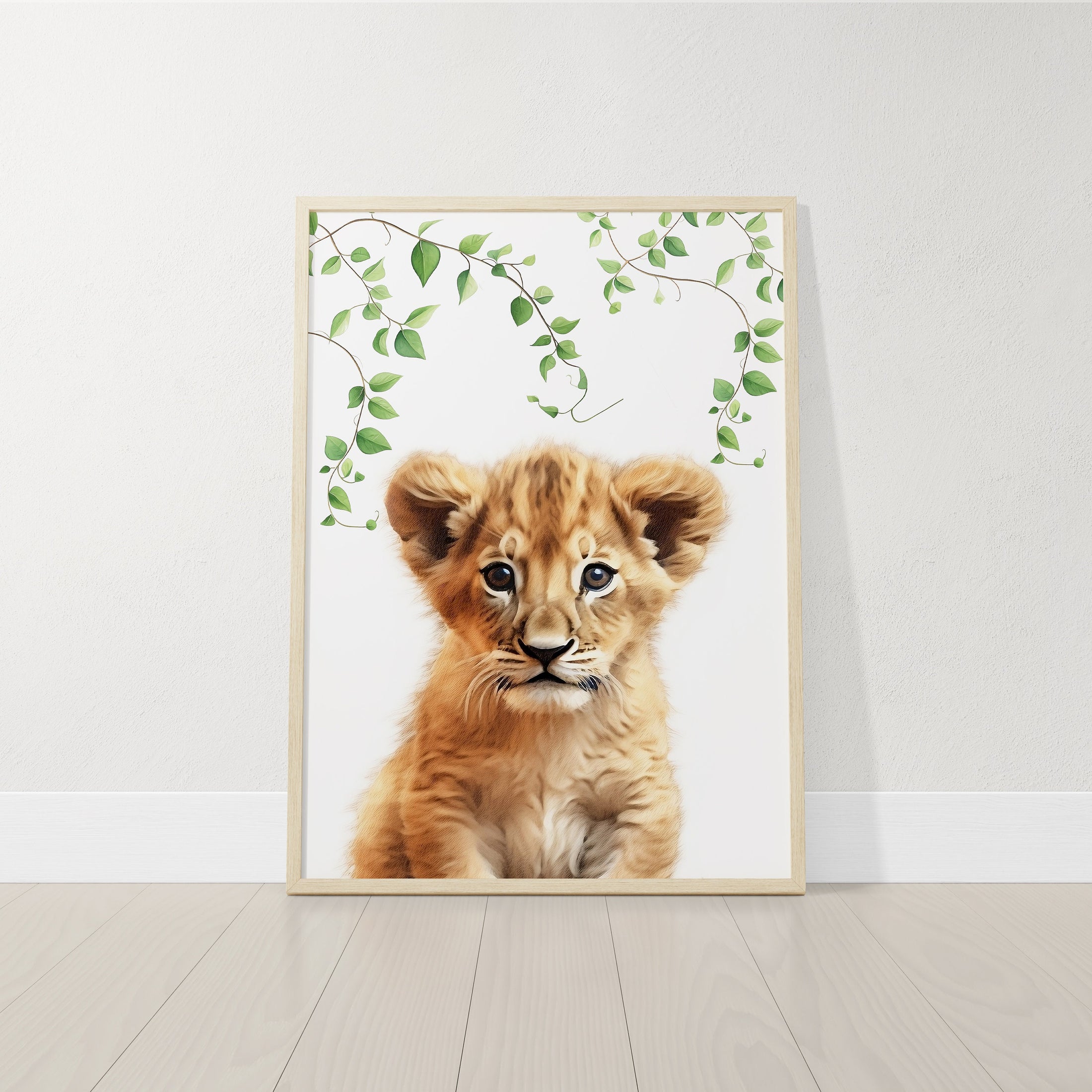 Safari Animal Prints For Nursery, Set Of 6 Safari Theme Nursery Prints For Baby Room, Jungle Nursery Decor Wall Art, Unisex Kids Bedroom