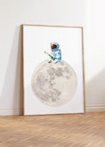Load image into Gallery viewer, Space Nursery Set of 6 Prints, Solar System Nursery Wall Art Decor for Boys Room, Toddler Boy Bedroom, Astronaut Playroom Poster, Kids Art
