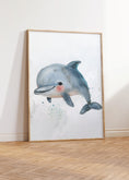 Load image into Gallery viewer, Set of 3 Sea life Wall Art, Nautical Nursery Wall Art, Ocean Theme Bedroom Prints, Nursery Prints for Babies Room, Blue Kids Playroom Decor

