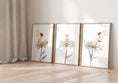 Load image into Gallery viewer, Set of 3 Boho Fairy Nursery Prints, Daisy Wall Art, Princess Bedroom Decor, Dainty Girls Playroom Posters, Whimsical Tween Girls Room Decor
