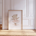 Load image into Gallery viewer, Set of 3 Girls Ballet Nursery Prints, Bunny, Swan and Teddy in Pink Tutus for little Girls Bedroom, Playroom or Nursery, Neutral Decor
