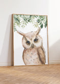 Load image into Gallery viewer, Set of 3 Personalised Woodland Animal Prints for Babies Bedroom, Nursery or Playroom, Custom Initial and Choice of 2 Forest Animals
