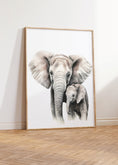 Load image into Gallery viewer, Safari Animal Prints for Nursery, Set of 3 Safari Animal Nursery Wall Art Prints for Babies Room, Neutral Nursery Decor, Mum & Baby Pictures
