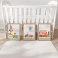 Load image into Gallery viewer, Transport Nursery Wall Art | Vehicle Prints Set | Optional Frame Boys Bedroom Decor, Gift for Kid Room, Playroom Posters
