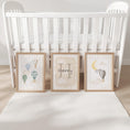 Load image into Gallery viewer, Personalised Hot Air Balloon To the Moon and Back Nursery Prints | Neutral Boys Bedroom Wall Art with Optional Frames
