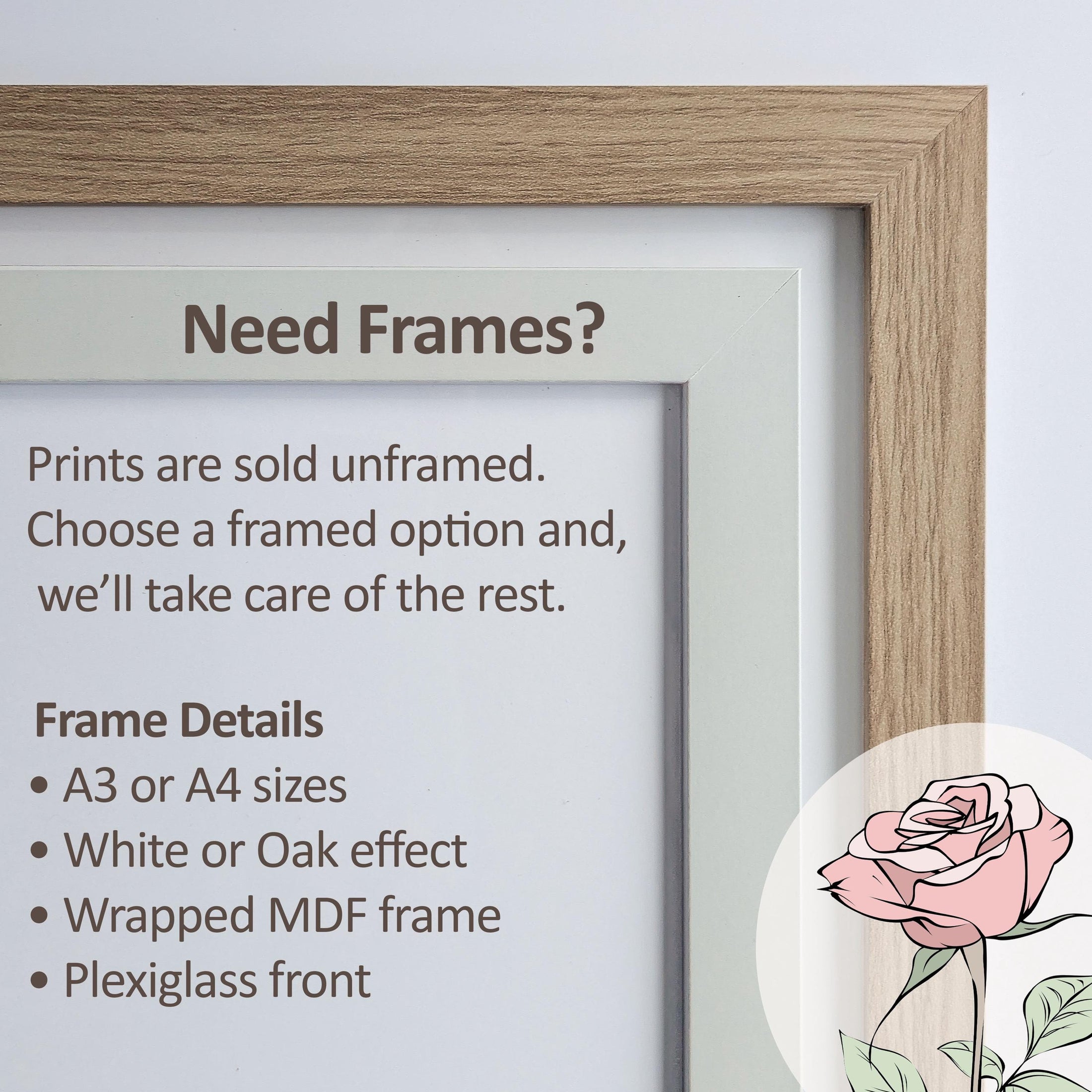 Personalised Bunny Nursery Print Set, Strawberry & Tulip Gallery Wall, Floral Baby Girl Gingham Cottagecore Wall Art - Optional Frames