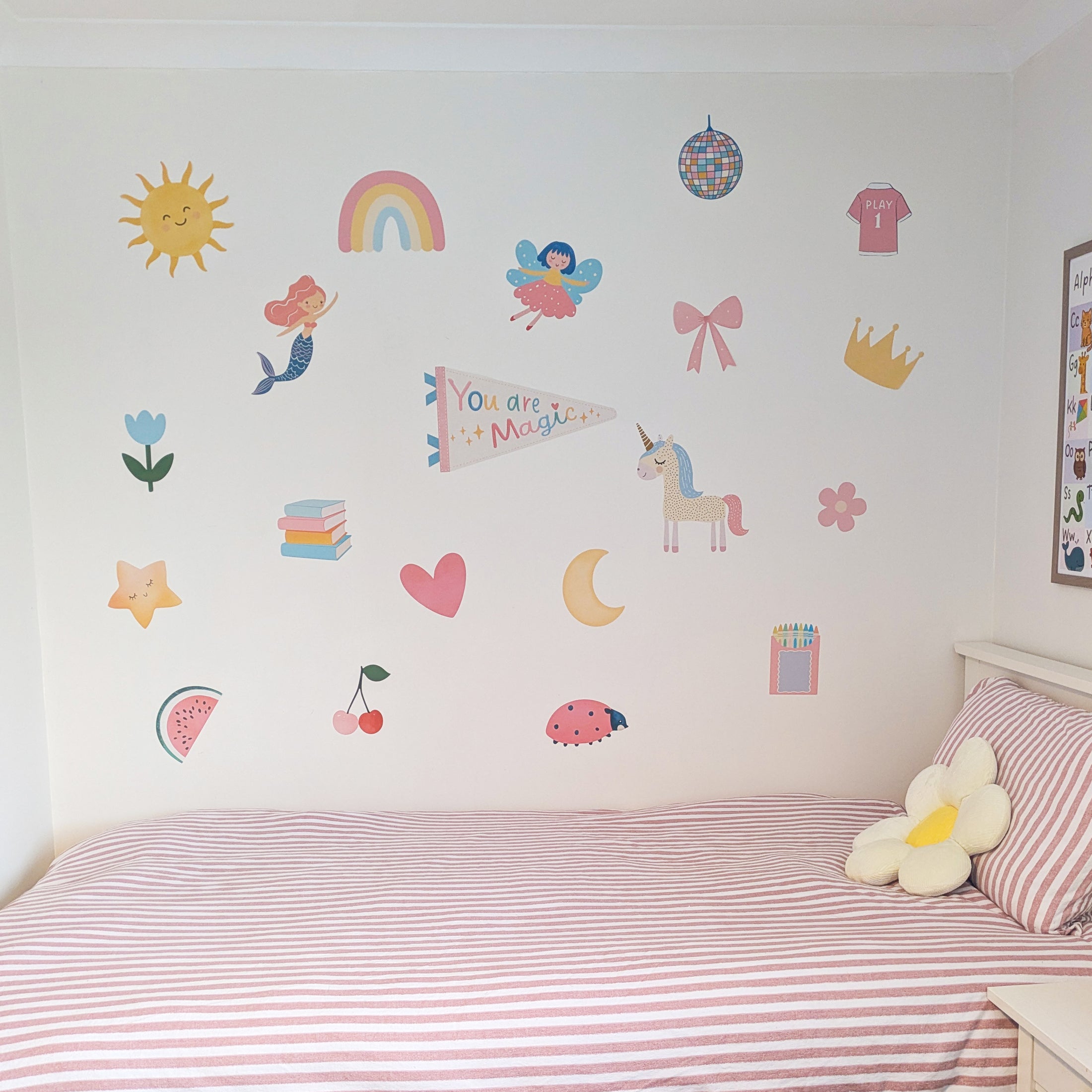 Premium Fabric Nursery Wall Stickers - You Are Magic Wall Decal Set