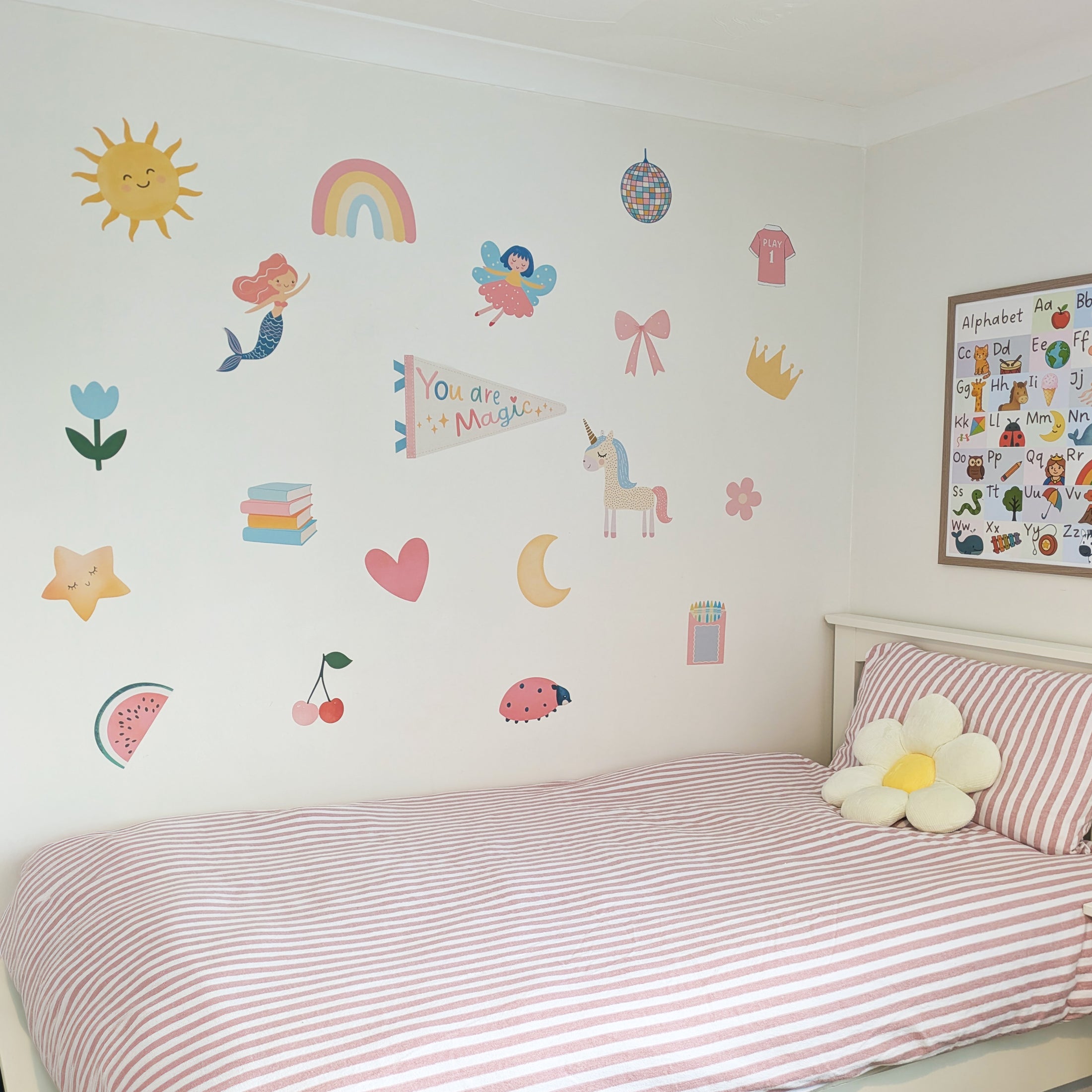 Premium Fabric Nursery Wall Stickers - You Are Magic Wall Decal Set