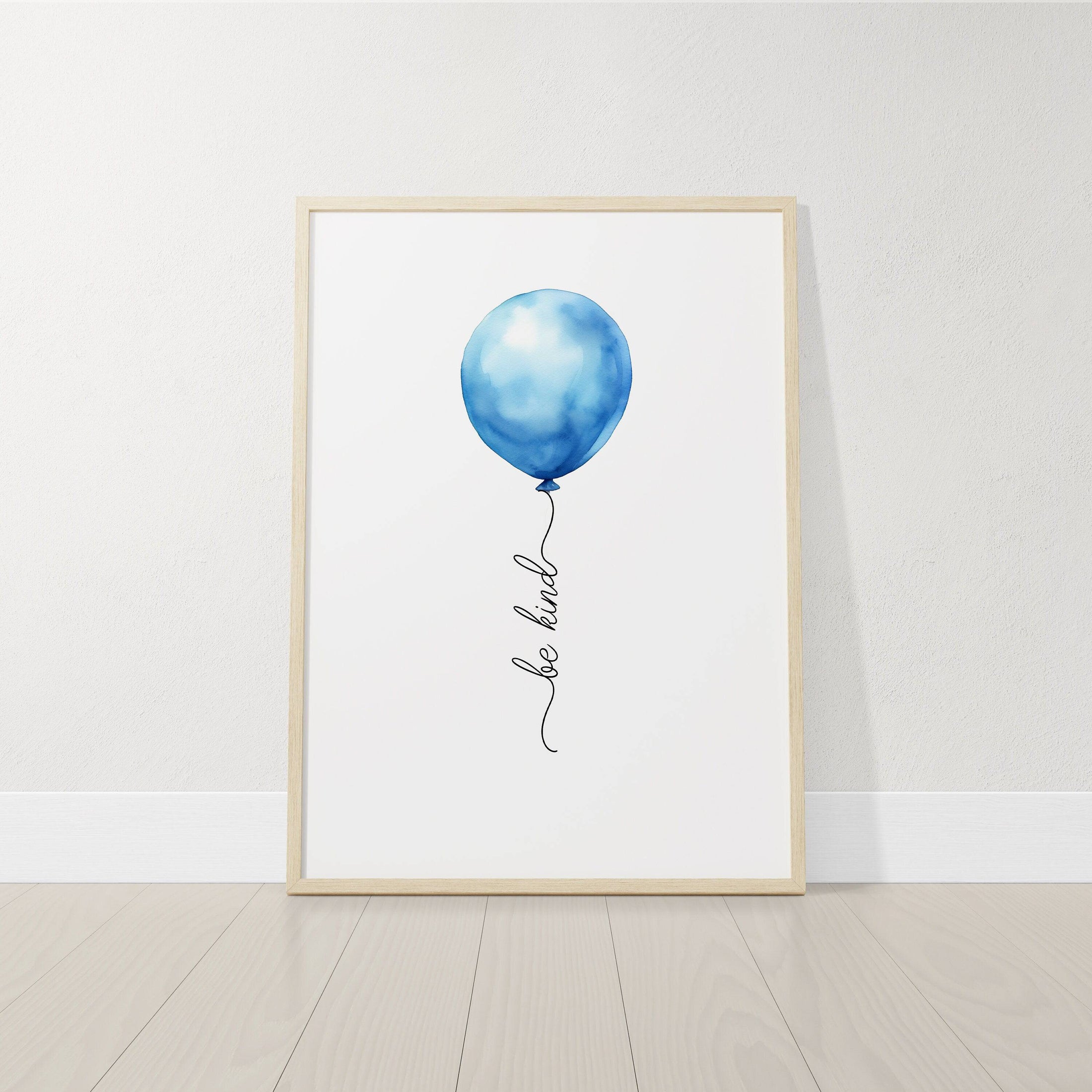 Balloon Nursery Wall Prints | Set of 3 | Gender Neutral Wall Art for Baby's Room - RoseRowanDesign