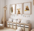 Load image into Gallery viewer, Bear Theme Nursery Prints | Set of 3 | Neutral Animal Wall Art for Baby's Bedroom - RoseRowanDesign
