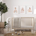 Load image into Gallery viewer, Fairy Nursery Prints | Set of 3 | Personalised Castle Wall Art for Girls' Room - RoseRowanDesign
