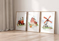 Load image into Gallery viewer, Farm Animal Nursery Prints | Set of 3 | Tractor & Animal Wall Art for Baby Boys' Bedroom & Playroom - RoseRowanDesign
