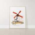 Load image into Gallery viewer, Farm Nursery Prints | Set of 3 | Tractor & Red Barn Wall Art for Baby Boys' Room - RoseRowanDesign
