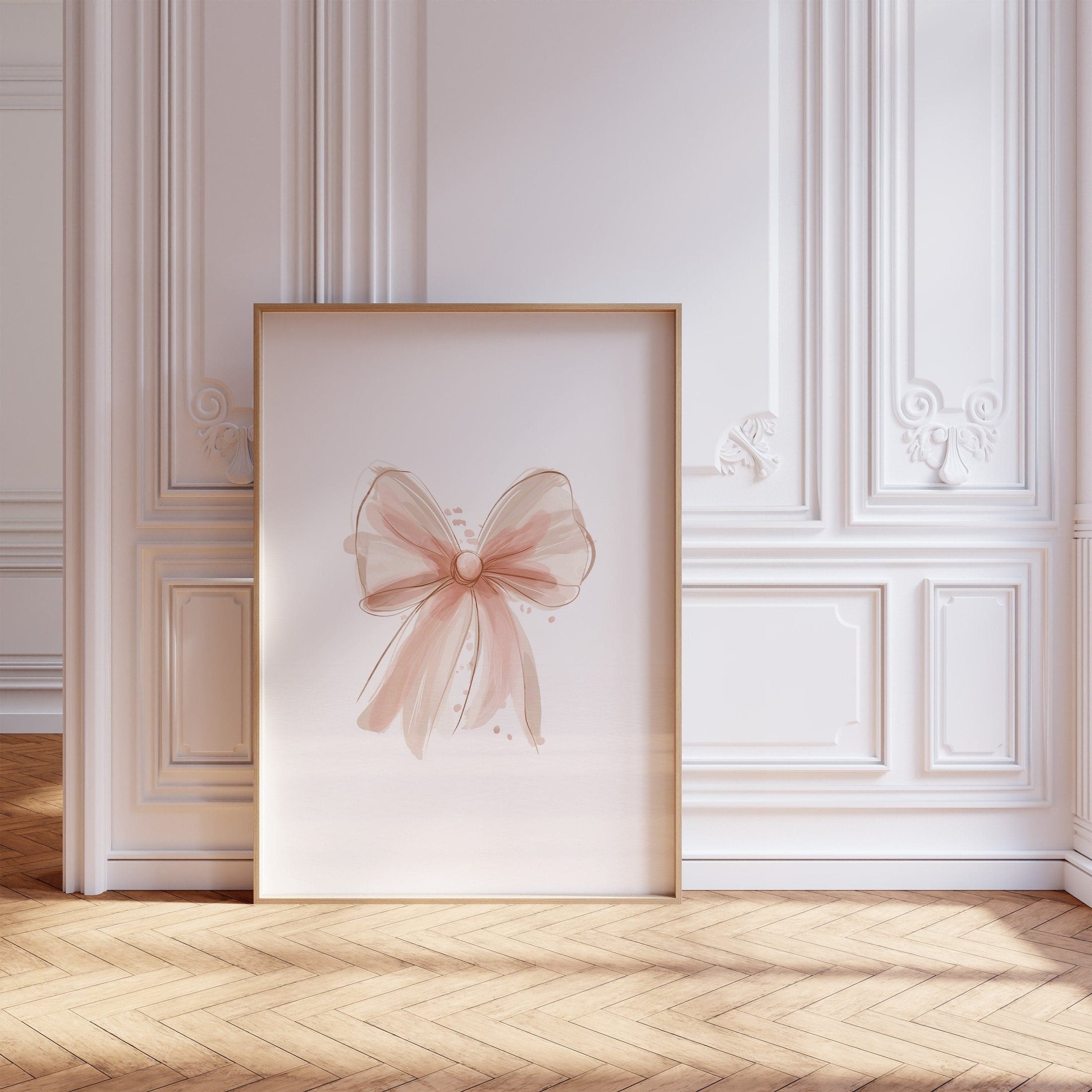 Girls Ballet Nursery Prints | Set of 6 | Pink Ballerina Wall Art for Kids' Room or Nursery - RoseRowanDesign