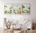 Load image into Gallery viewer, Jungle Nursery Prints | Set of 3 | Forest Adventure Wall Art for Unisex Bedroom - RoseRowanDesign

