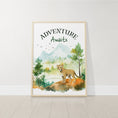Load image into Gallery viewer, Jungle Nursery Prints | Set of 3 | Forest Adventure Wall Art for Unisex Bedroom - RoseRowanDesign

