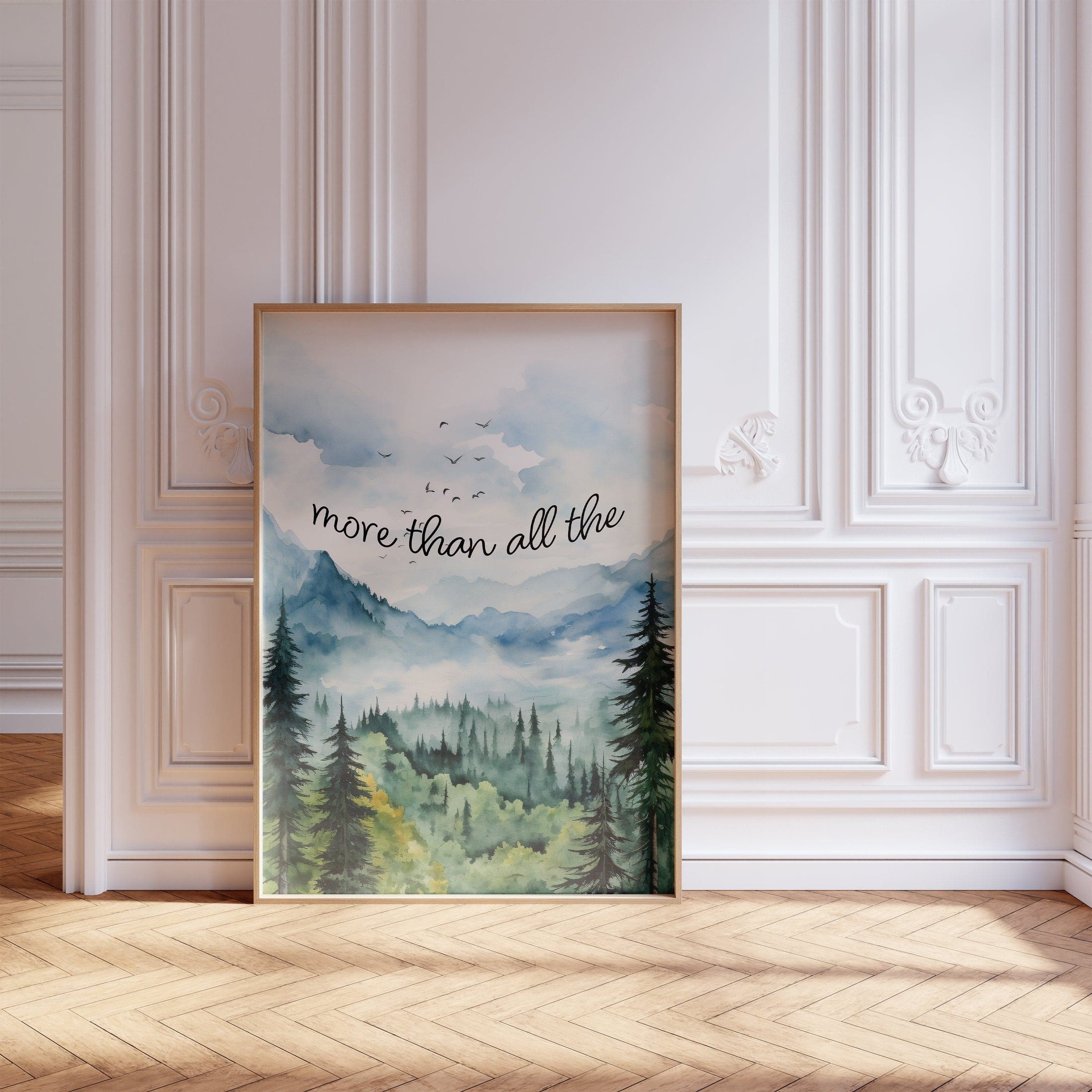 Mountain Nursery Prints | Set of 3 | Adventure Wall Art for Unisex Bedroom - RoseRowanDesign