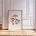 Load image into Gallery viewer, Mushroom Nursery Prints | Set of 3 | Neutral Boho Forest Wall Art for Kids' Bedroom - RoseRowanDesign
