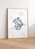 Load image into Gallery viewer, Ocean Theme Nursery Prints | Set of 3 | Whimsical Sea Creatures Wall Art for Baby Boy's Room - RoseRowanDesign
