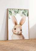 Load image into Gallery viewer, Personalised Child's Name Woodland Animal Wall Art | Leaves Background | Set of 3 Nursery Prints - RoseRowanDesign
