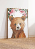 Load image into Gallery viewer, Personalised Child's Name Woodland Animal Wall Art | Pink | Set of 3 Nursery Prints - RoseRowanDesign
