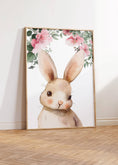 Load image into Gallery viewer, Personalised Child's Name Woodland Animal Wall Art | Pink | Set of 3 Nursery Prints - RoseRowanDesign
