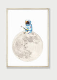 Load image into Gallery viewer, Personalised Space Nursery Prints | Set of 3 Solar System Wall Art for Boys' Bedroom - RoseRowanDesign
