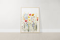 Load image into Gallery viewer, Personalised Wildflower Nursery Prints | Set of 3 | Botanical Floral Decor for Girls' Room - RoseRowanDesign
