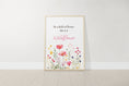Load image into Gallery viewer, Pink Wildflower Nursery Prints | Set of 3 | Floral Decor for Baby Girls' Room - RoseRowanDesign
