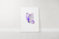 Load image into Gallery viewer, Purple Butterfly Nursery Wall Art | Set of 3 | Girly Bedroom Decor for Baby Girls' Room - RoseRowanDesign

