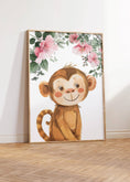 Load image into Gallery viewer, Safari Animal Nursery Prints | Set of 3 | Jungle Decor for Girls' Bedroom or Nursery - RoseRowanDesign
