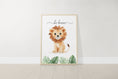 Load image into Gallery viewer, Safari Animal Nursery Prints | Set of 3 | Jungle Theme Wall Art for Babies' Room - RoseRowanDesign
