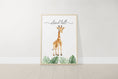 Load image into Gallery viewer, Safari Animal Nursery Prints | Set of 3 | Jungle Theme Wall Art for Babies' Room - RoseRowanDesign
