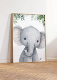 Load image into Gallery viewer, Safari Animal Nursery Prints | Set of 3 | Jungle Wall Art for Babies' Bedroom - RoseRowanDesign

