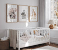 Load image into Gallery viewer, Safari Animal Nursery Prints | Set of 3 | Neutral Wall Art for Baby's Room - RoseRowanDesign
