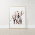 Load image into Gallery viewer, Safari Animal Nursery Prints | Set of 3 | Neutral Wall Art for Baby's Room - RoseRowanDesign
