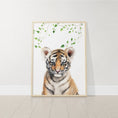 Load image into Gallery viewer, Safari Animal Nursery Prints | Set of 6 | Jungle Theme Wall Art for Baby's Room - RoseRowanDesign

