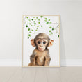 Load image into Gallery viewer, Safari Animal Nursery Prints | Set of 6 | Jungle Theme Wall Art for Baby's Room - RoseRowanDesign
