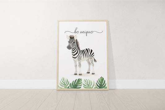 Safari Animal Nursery Prints | Set of 6 | Jungle Wall Art for Baby's Room - RoseRowanDesign