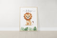 Load image into Gallery viewer, Safari Animal Nursery Prints | Set of 6 | Jungle Wall Art for Baby's Room - RoseRowanDesign
