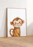 Load image into Gallery viewer, Safari Animal Nursery Wall Art | Set of 3 | Gender Neutral Jungle Playroom Decor - RoseRowanDesign
