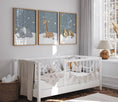 Load image into Gallery viewer, Safari Animal Nursery Wall Prints | Set of 3 | Sleeping Animals & Starry Night Decor for Babies' Room - RoseRowanDesign

