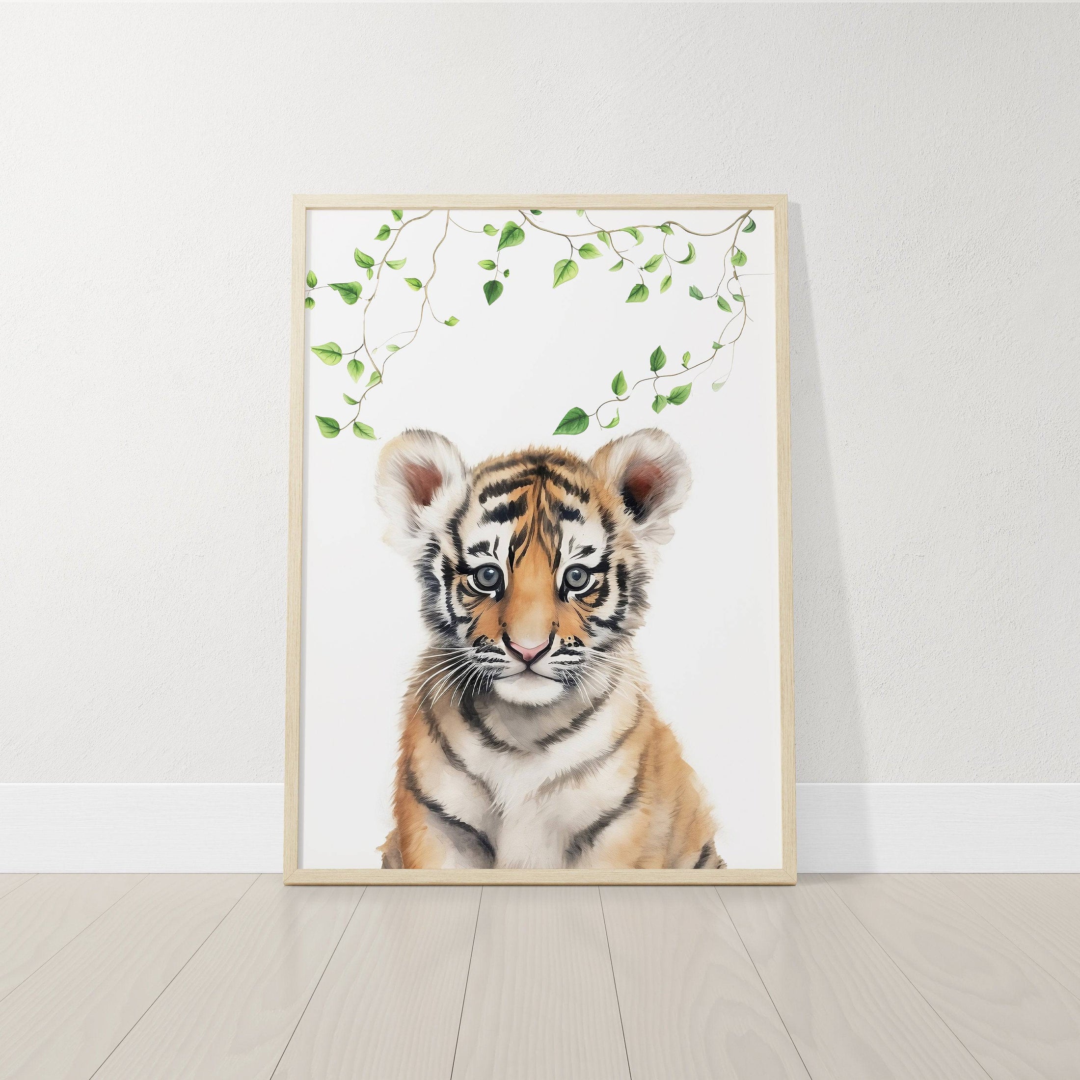 Safari Animal Prints for Nursery | Set of 3 | Jungle Theme Wall Art for Baby Room - RoseRowanDesign